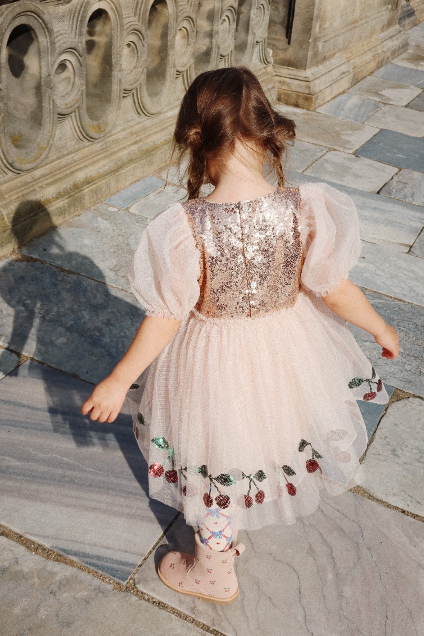 Konges Sløjd BOW JAQUARD TIGHTS - BOW MIX Konges Sløjd