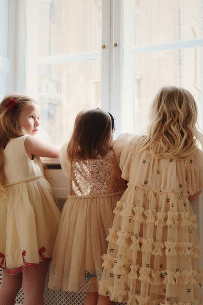 Konges Sløjd BOWIE SEQUIN DRESS - brazilian sand Konges Sløjd