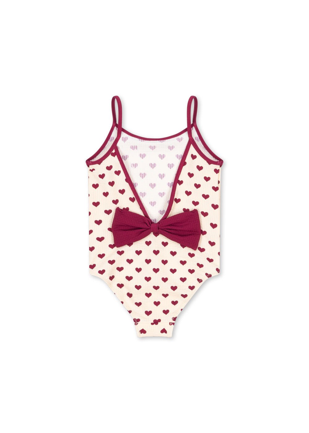 Konges Sløjd BOWIE SWIMSUIT - coeur sangria Konges Sløjd