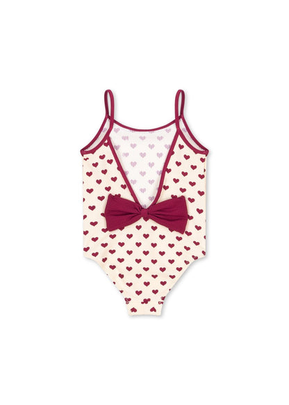 Konges Sløjd BOWIE SWIMSUIT - coeur sangria Konges Sløjd