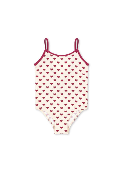 Konges Sløjd BOWIE SWIMSUIT - coeur sangria Konges Sløjd