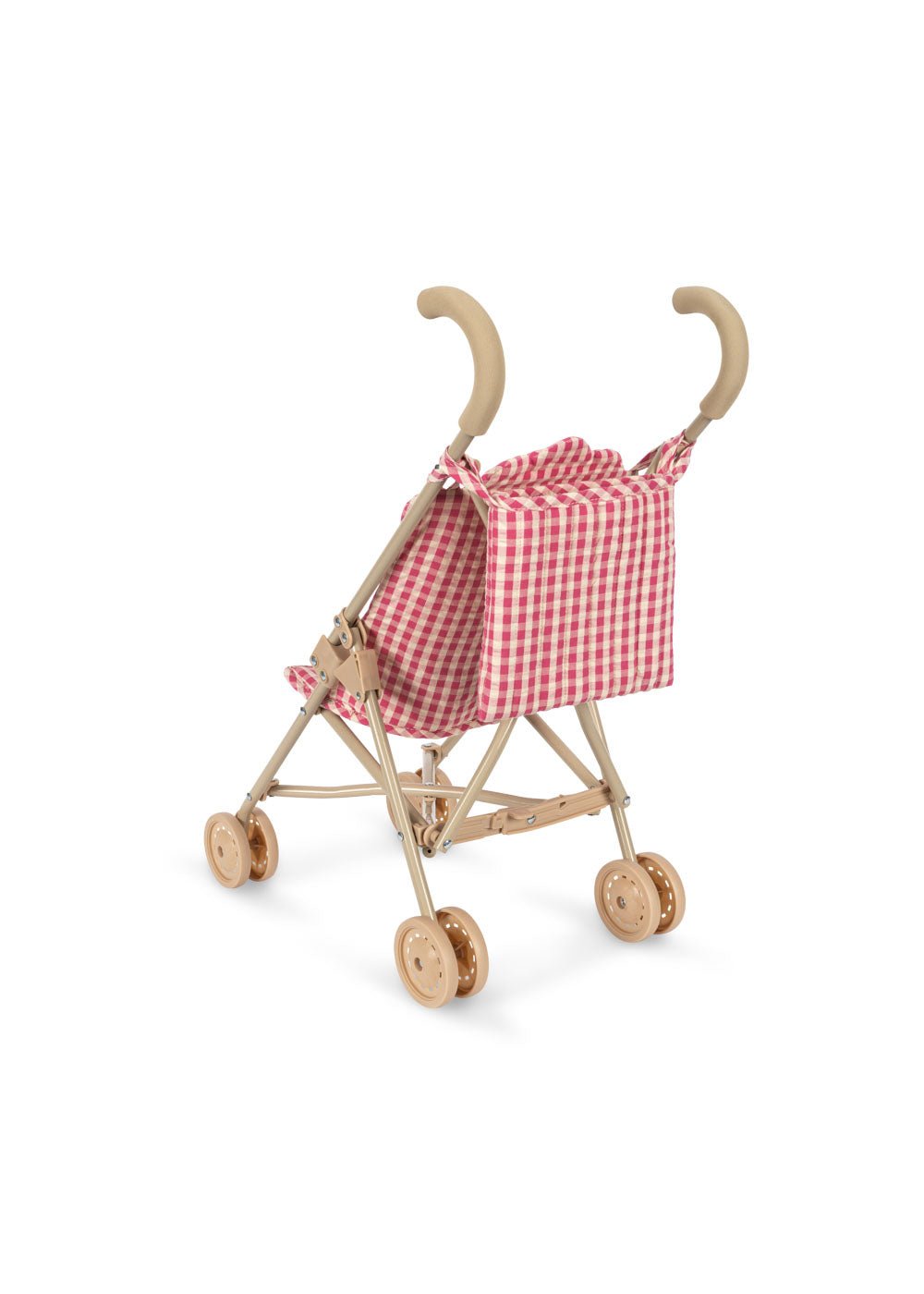 Konges Sløjd CHEEKY DOLL STROLLER - bubblegum check Konges Sløjd