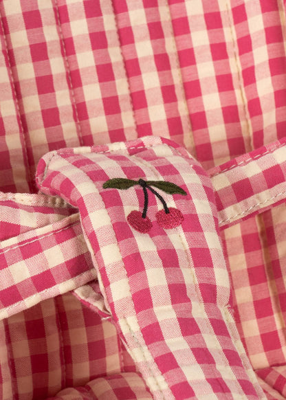 Konges Sløjd CHEEKY DOLL STROLLER - bubblegum check Konges Sløjd