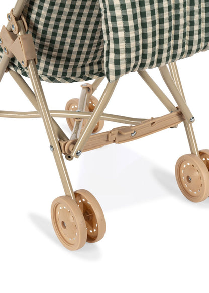 Konges Sløjd CHEEKY DOLL STROLLER - smoke pine check Konges Sløjd New Collection
