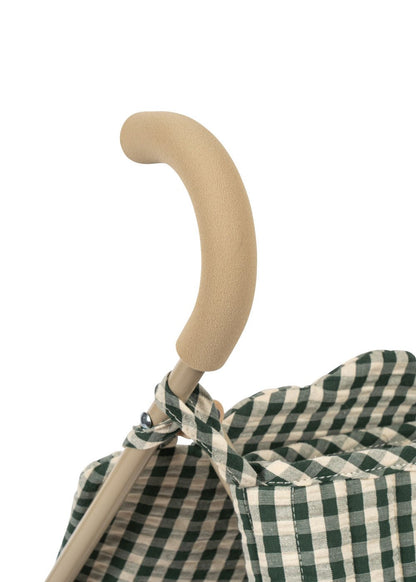 Konges Sløjd CHEEKY DOLL STROLLER - smoke pine check Konges Sløjd New Collection