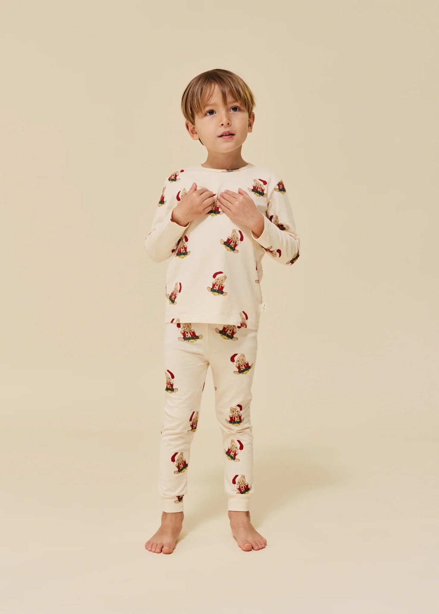 Konges Sløjd Christmas Teddy Basic Blouse/Pants Set Konges Sløjd - enjoykidsus