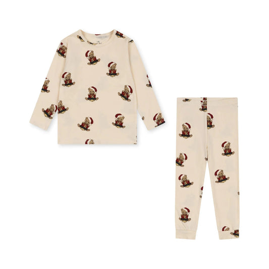 Konges Sløjd Christmas Teddy Basic Blouse/Pants Set Konges Sløjd - enjoykidsus