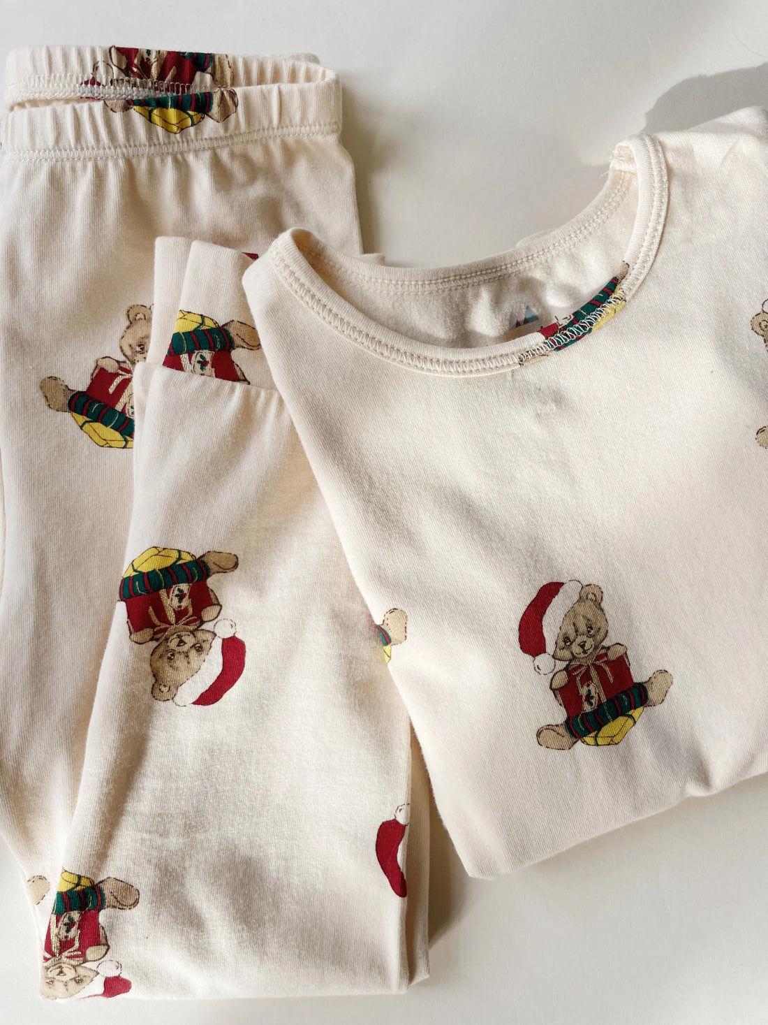 Konges Sløjd Christmas Teddy Basic Blouse/Pants Set Konges Sløjd