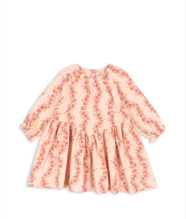 Konges Sløjd COCO DRESS GOTS - Floria Pink Konges Sløjd