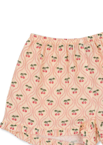 Konges Sløjd COCO SHORTS GOTS - cherry pink motif Konges Sløjd