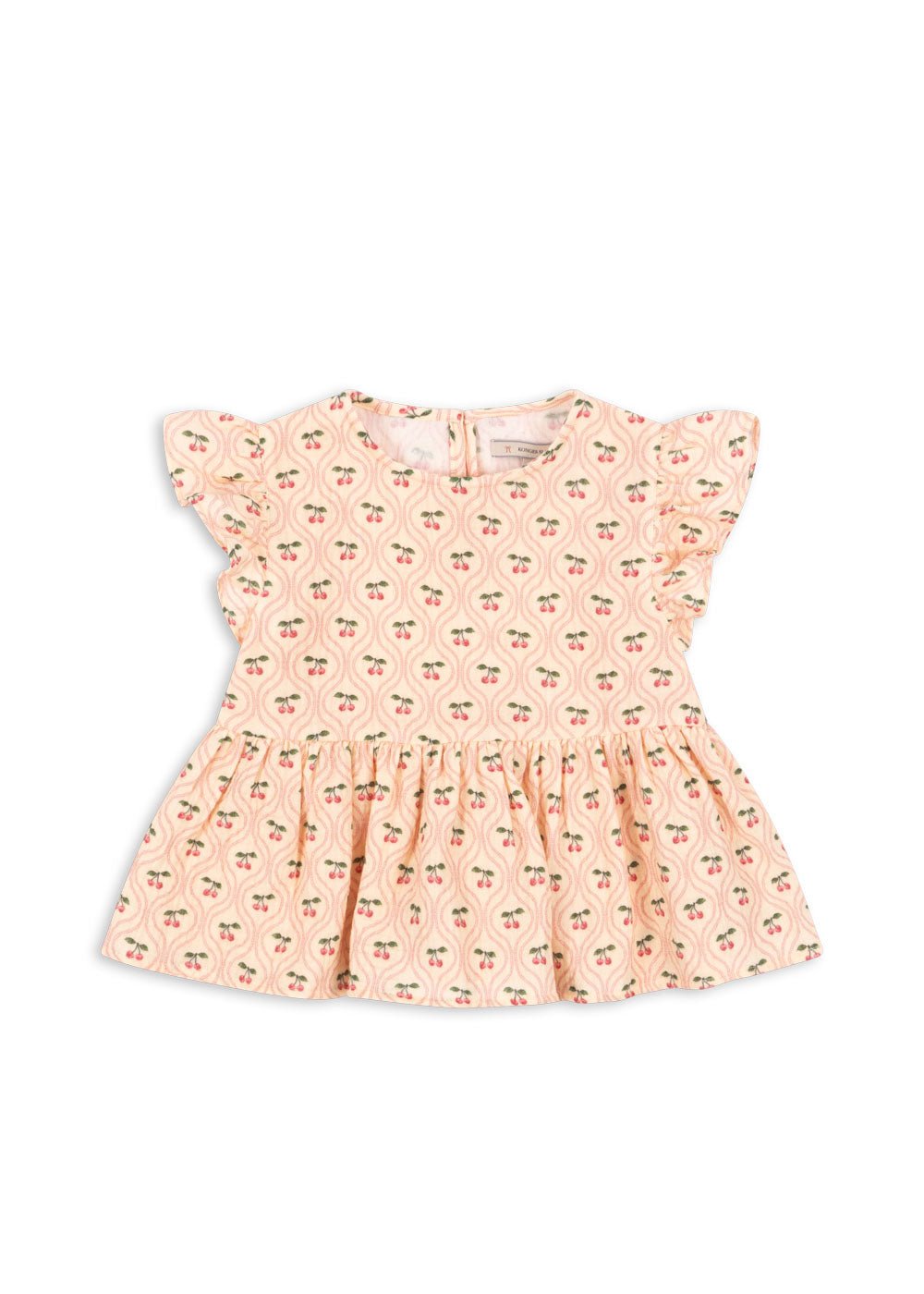Konges Sløjd COCO TOP GOTS - cherry pink motif Konges Sløjd