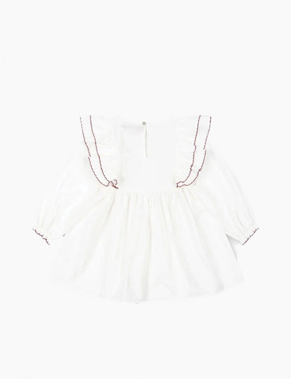 Konges Sløjd Coeur Dress in Pure White Konges Sløjd
