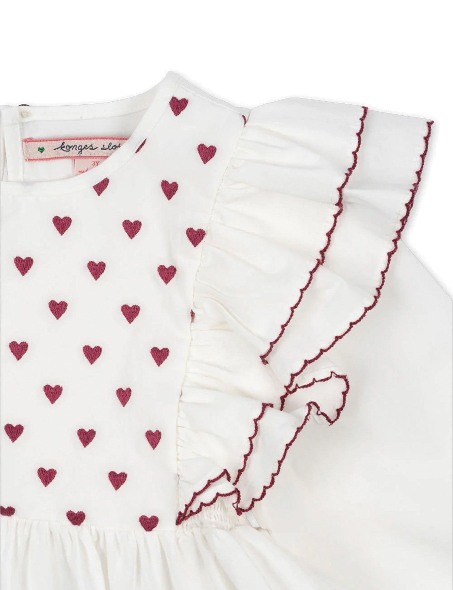 Konges Sløjd Coeur Dress in Pure White Konges Sløjd