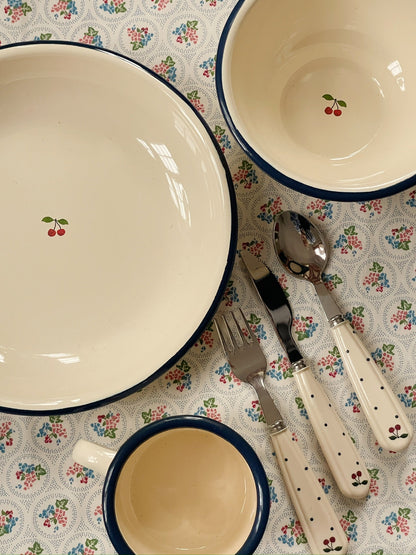 Konges Sløjd CUTLERY SET - navy dot Konges Sløjd New Collection