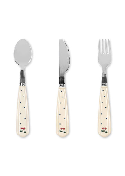 Konges Sløjd CUTLERY SET - navy dot Konges Sløjd New Collection
