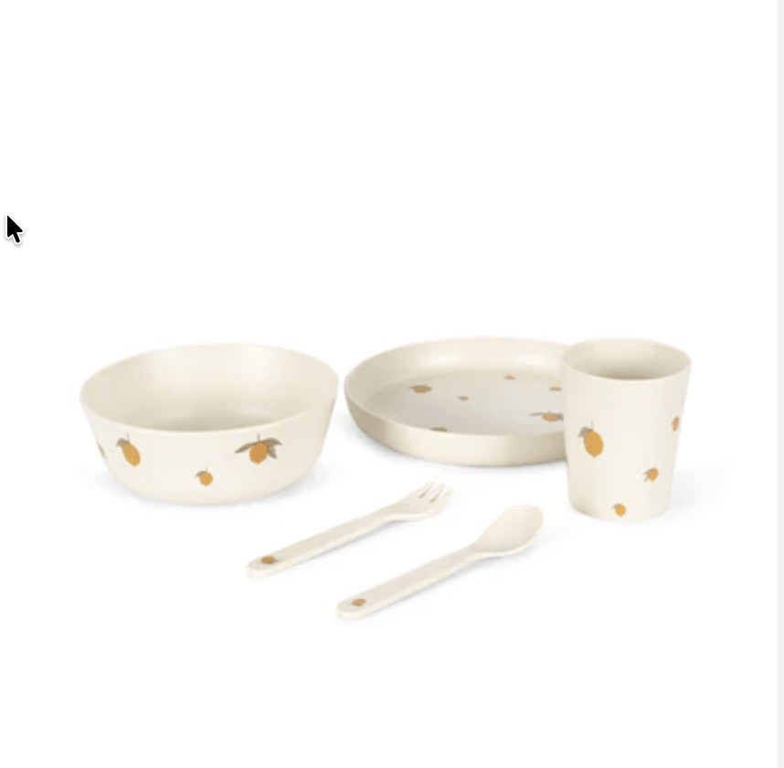 Konges Sløjd Dinner Set – Lemon Konges Sløjd