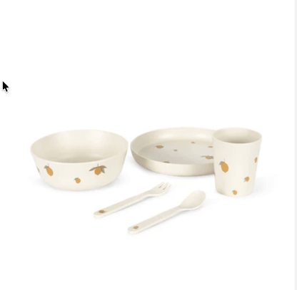 Konges Sløjd Dinner Set – Lemon Konges Sløjd