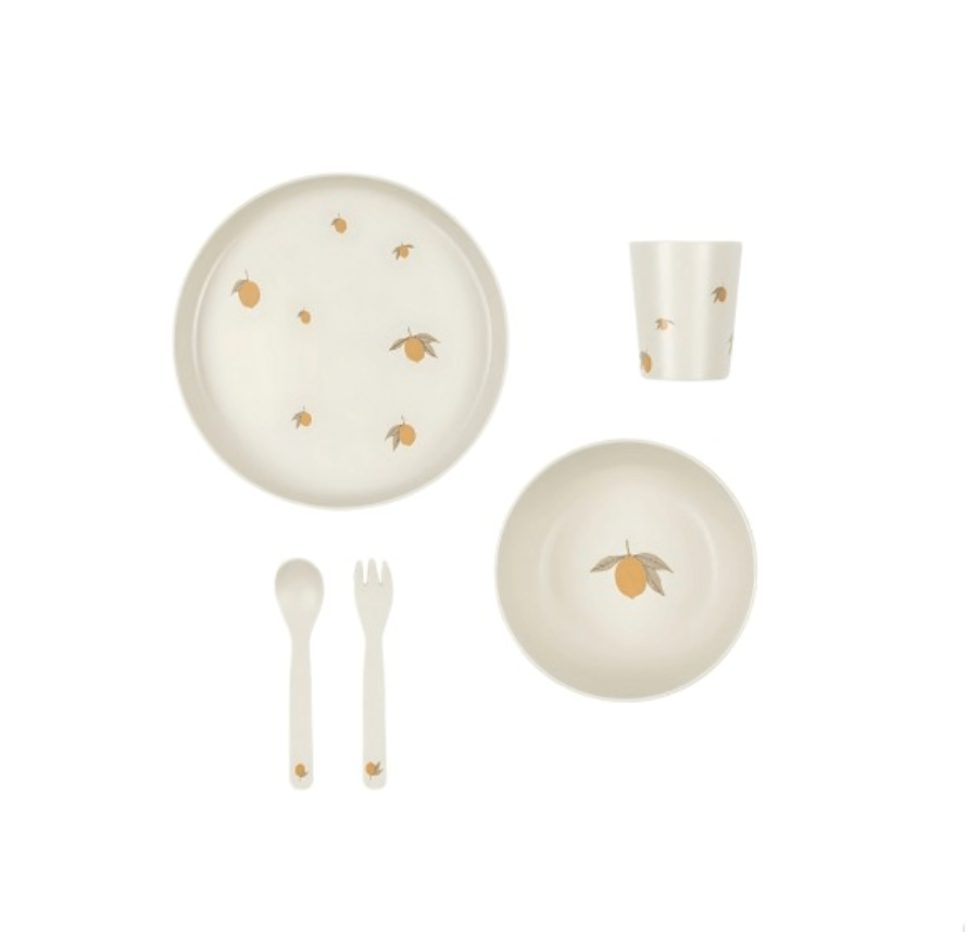 Konges Sløjd Dinner Set – Lemon Konges Sløjd