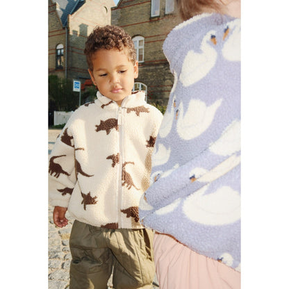 Konges Sløjd Dino Silhouette Jody Teddy Jacket Grs Konges Sløjd - enjoykidsus