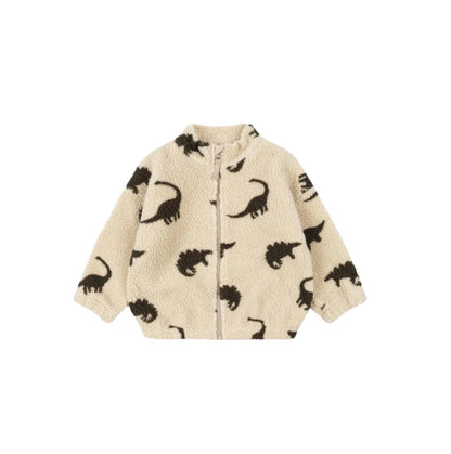 Konges Sløjd Dino Silhouette Jody Teddy Jacket Grs Konges Sløjd - enjoykidsus