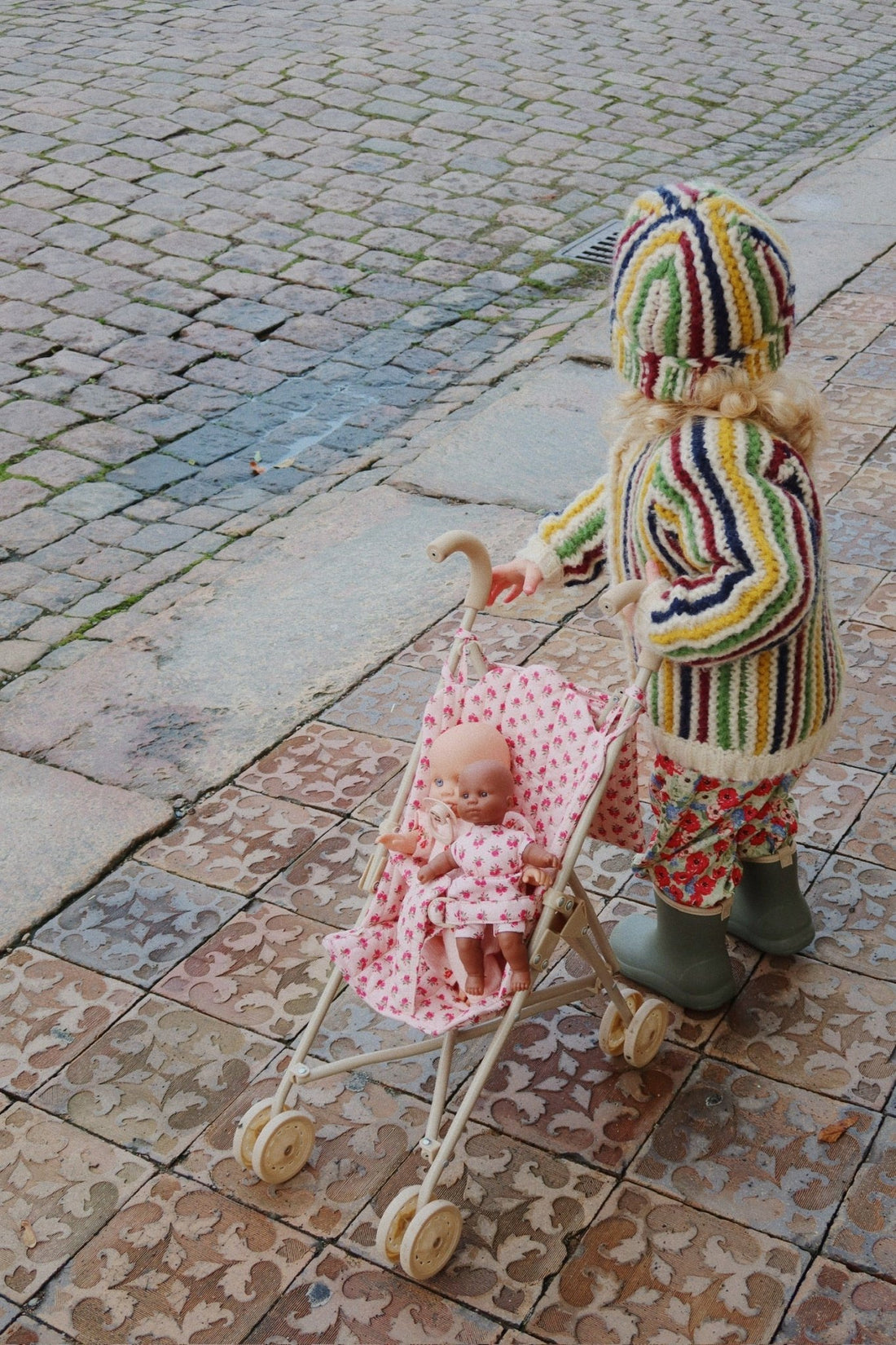 Konges Sløjd Doll Stroller - Rosie Rose Konges Sløjd