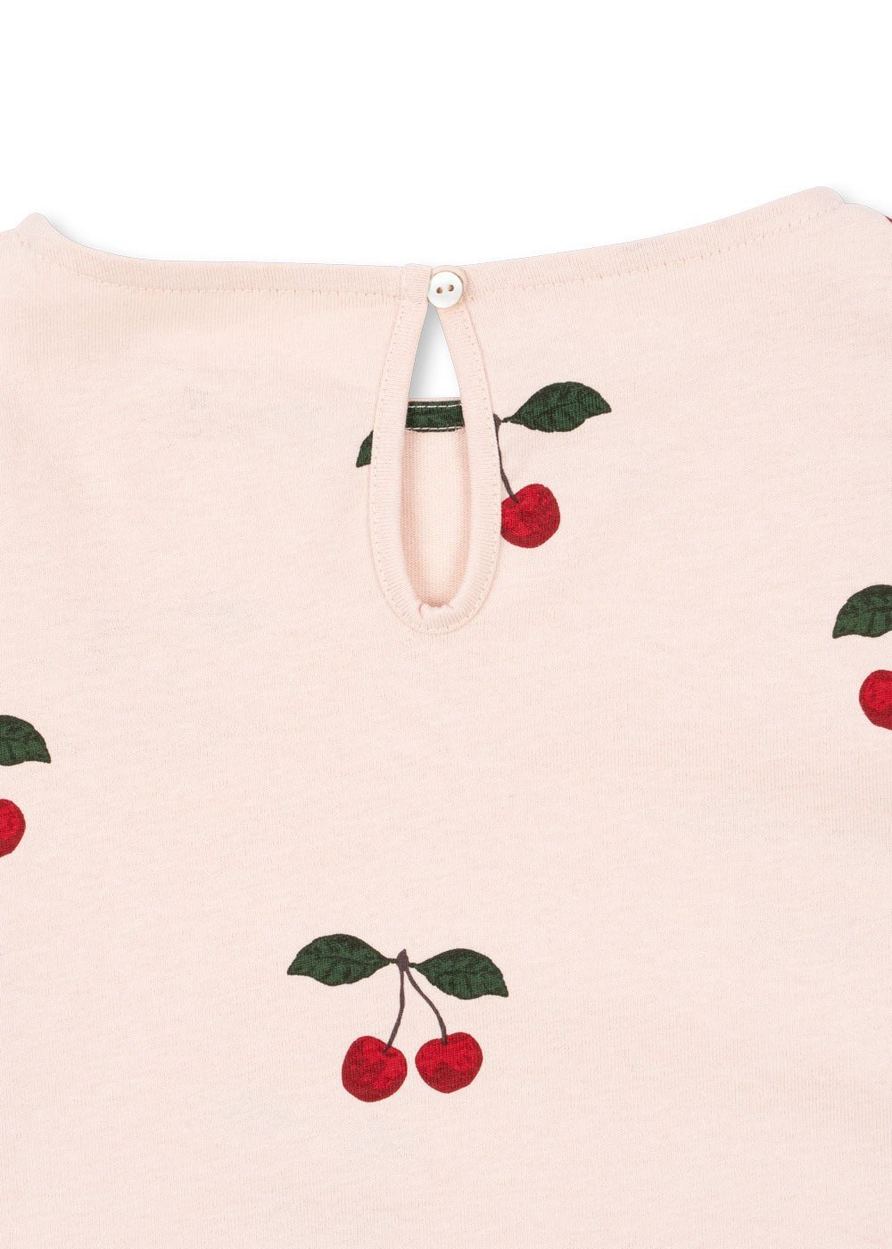 Konges Sløjd DREY SLIT TEE GOTS - MA GRANDE CERISE PEONY Konges Sløjd