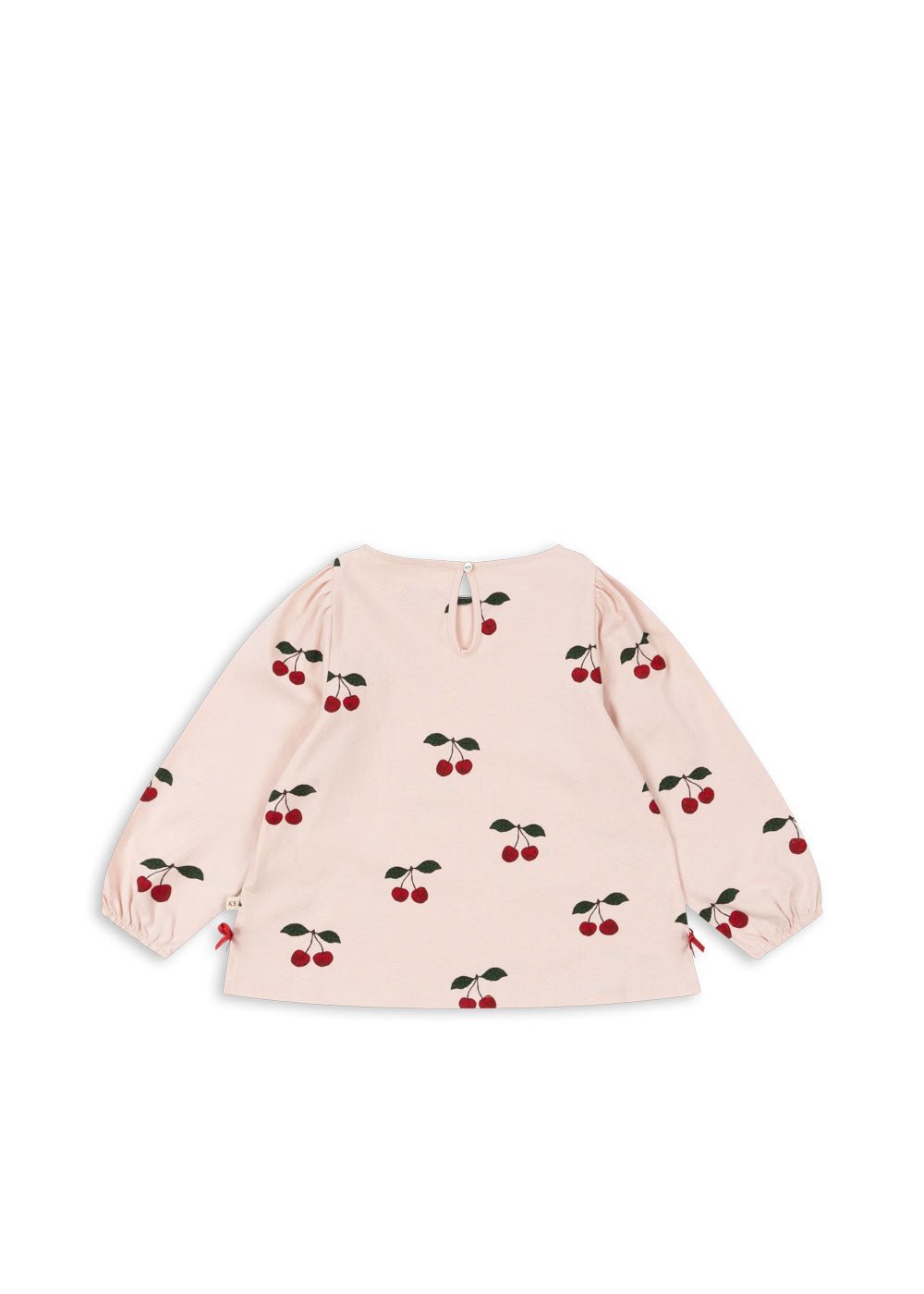 Konges Sløjd DREY SLIT TEE GOTS - MA GRANDE CERISE PEONY Konges Sløjd