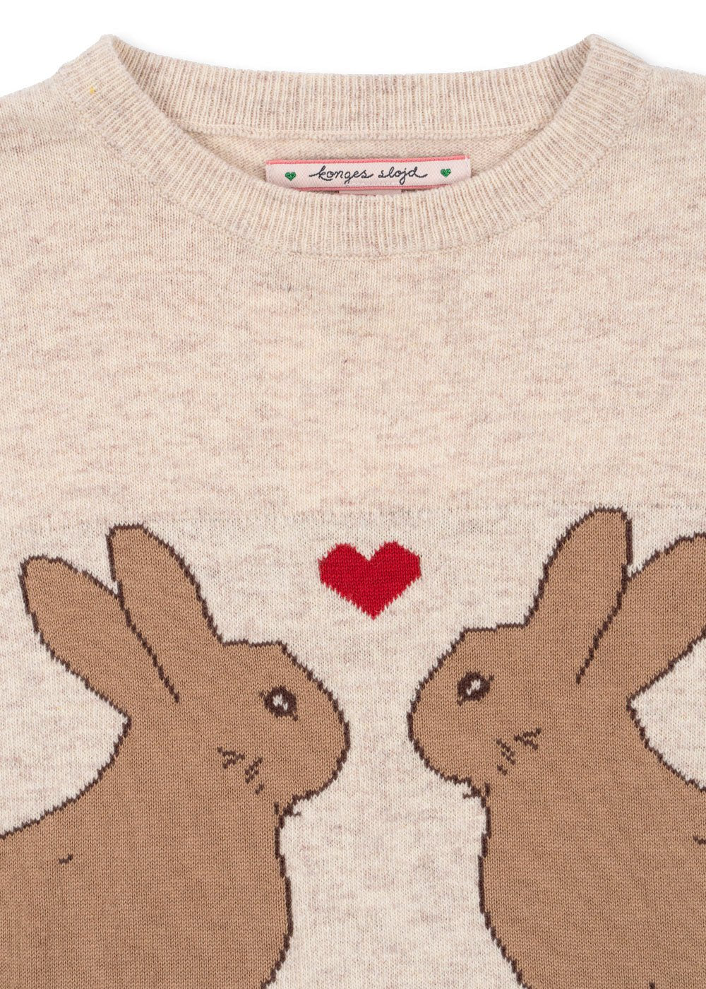 Konges Sløjd ELI KNIT DRESS - OFF WHITE MELANGE Konges Sløjd