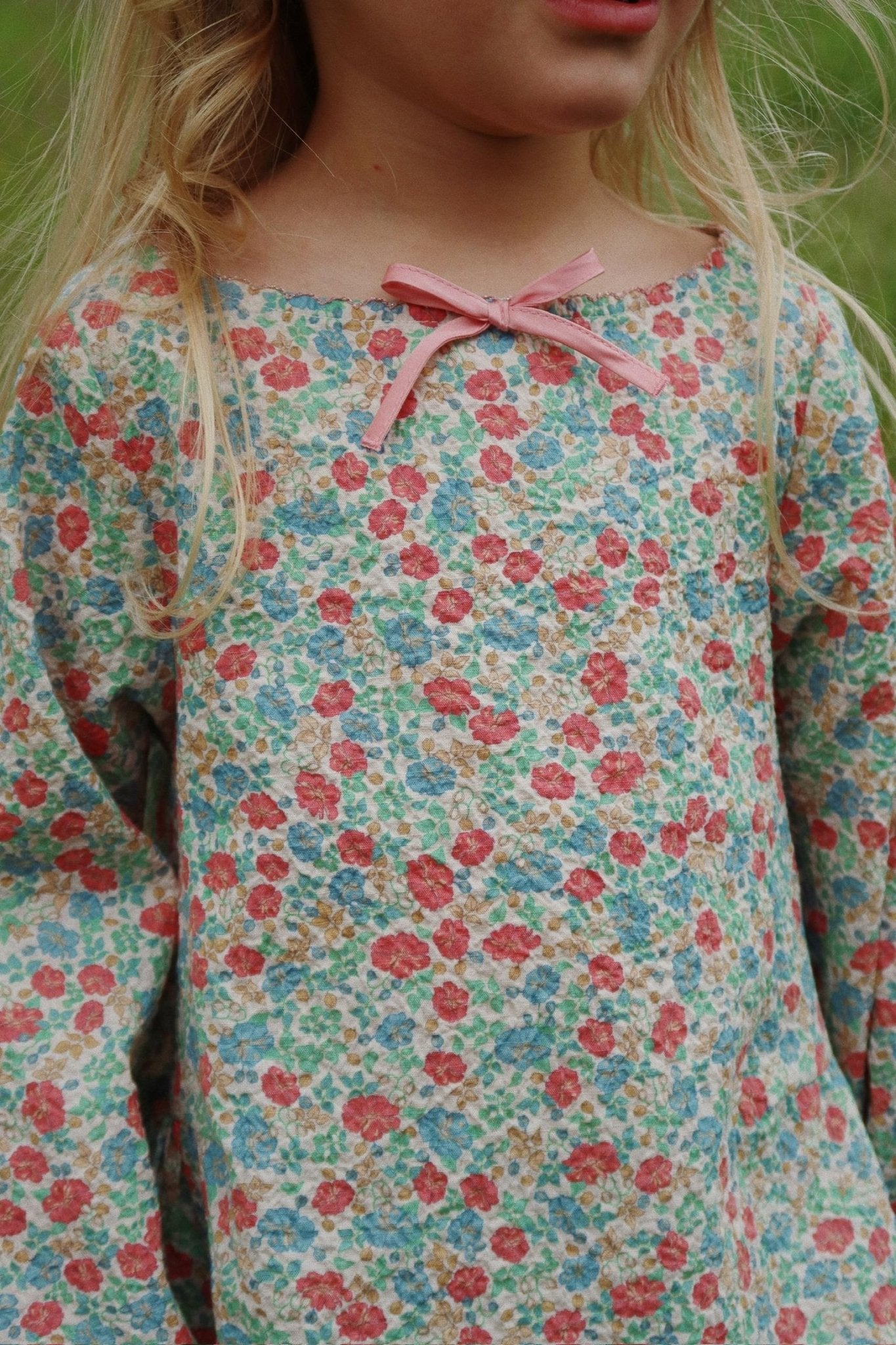 Konges Sløjd Elin Bow Blouse GOTS - Fiola Konges Sløjd