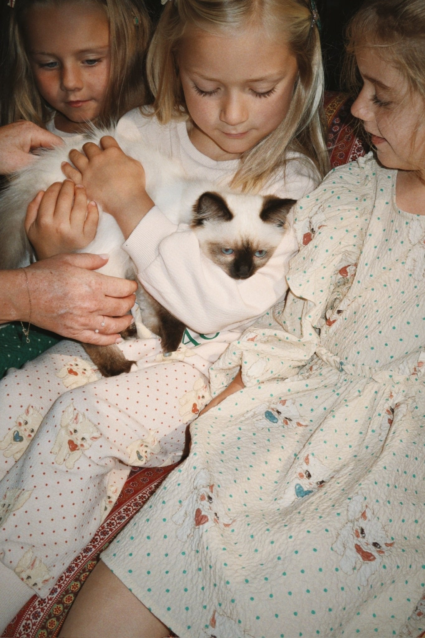 Konges Sløjd ELIN BOW DRESS - dot miao mist Konges Sløjd Limited Collection