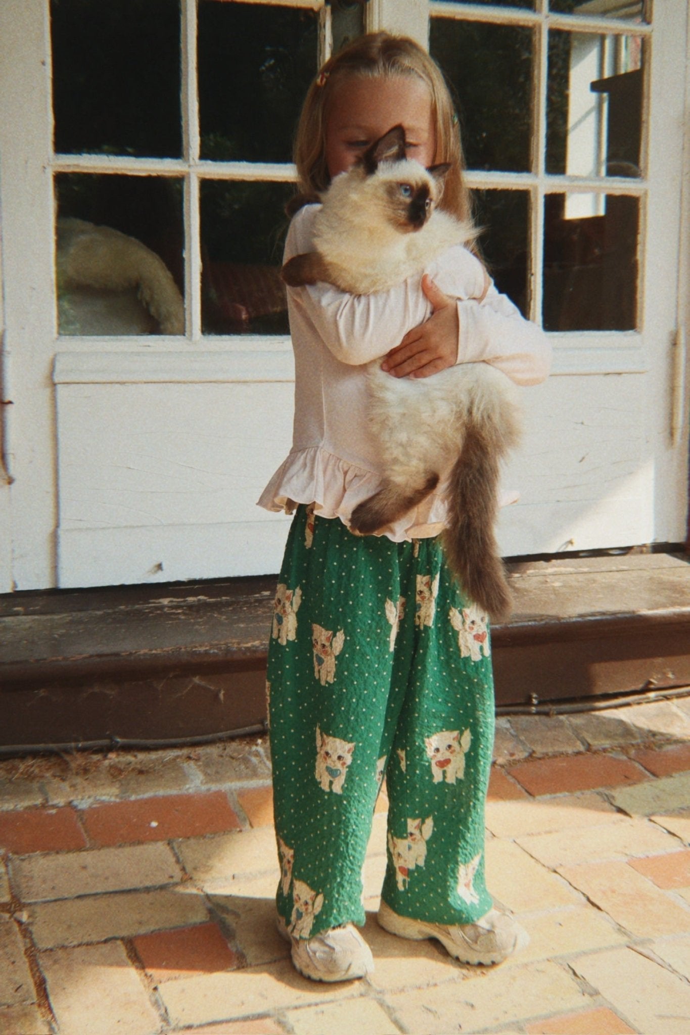 Konges Sløjd ELIN PANTS - dot miao verde Konges Sløjd Limited Collection