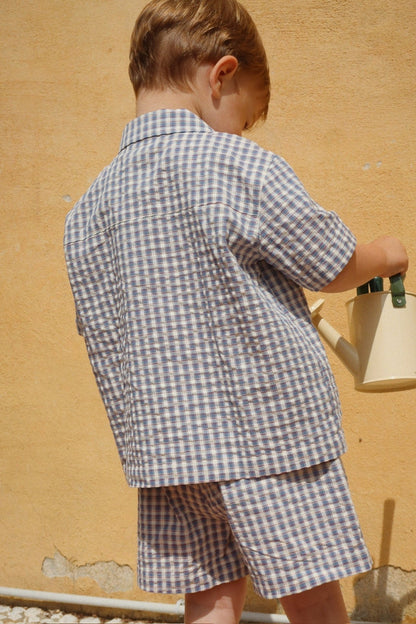 Konges Sløjd ELLIOT SHORTS - trio bleu stripe Konges Sløjd New Collection