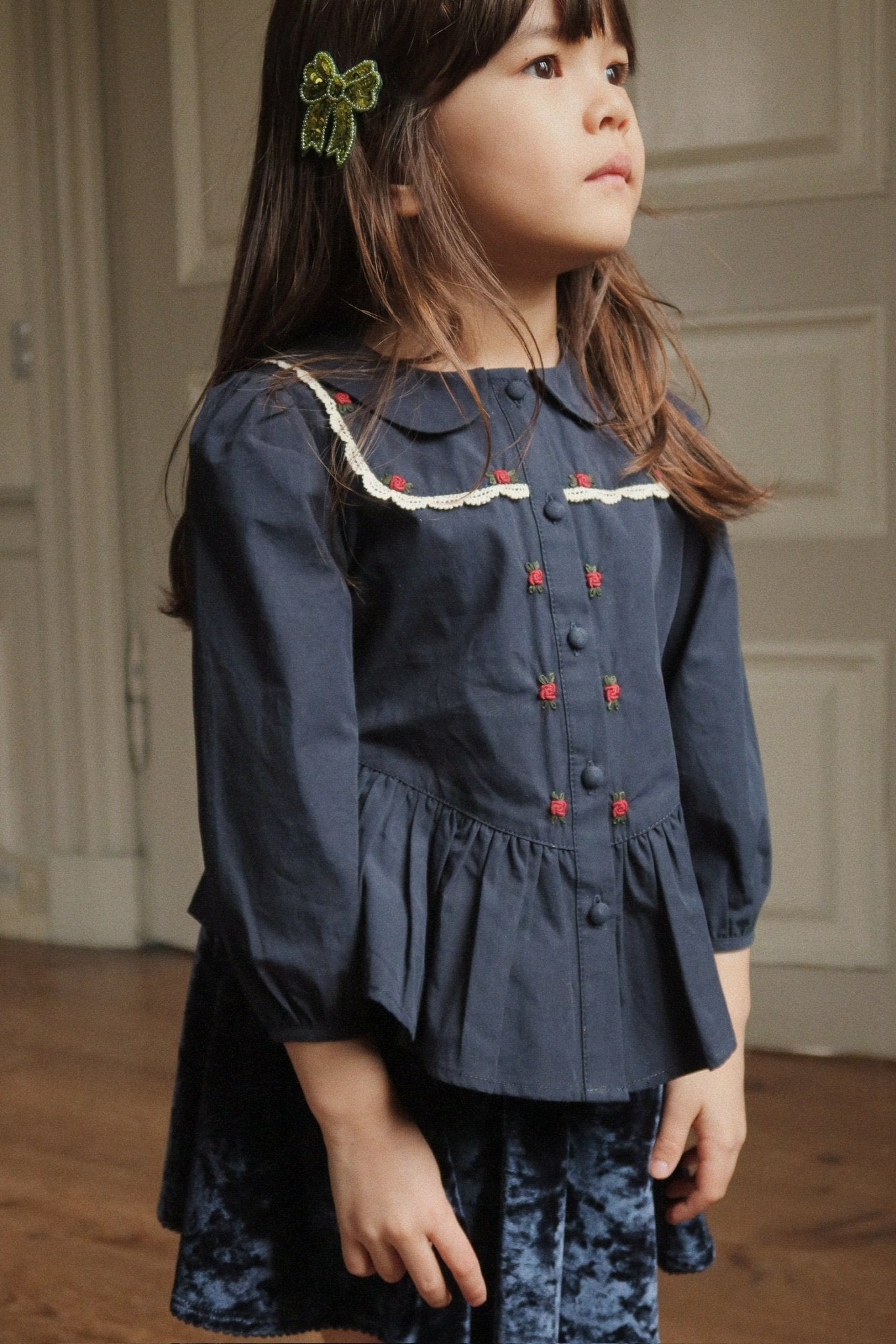 Konges Sløjd EMMY SHIRT - dark navy Konges Sløjd New Collection