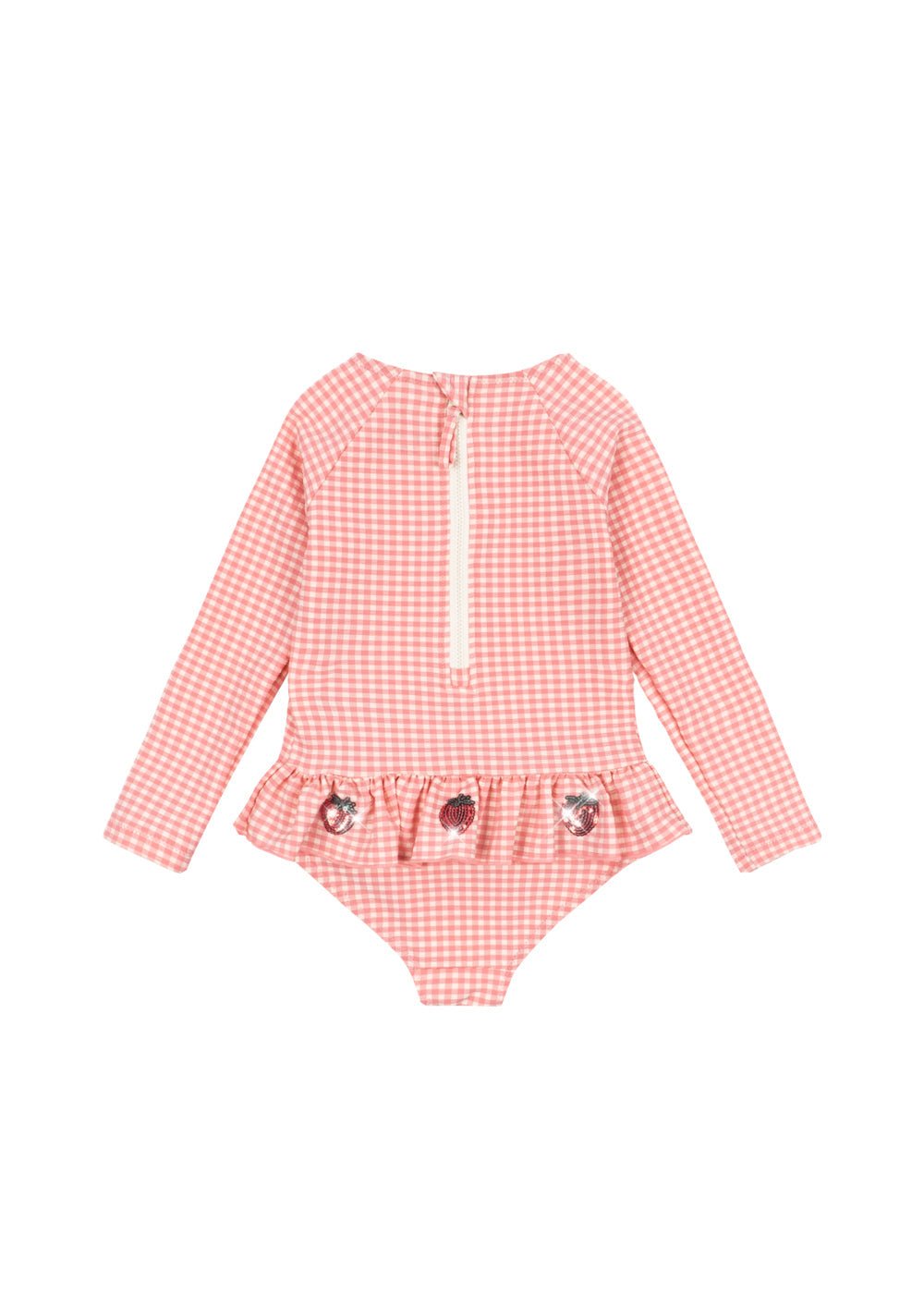 Konges Sløjd ETTA LONG SLEEVE SWIMSUIT - geranium pink Konges Sløjd New Collection