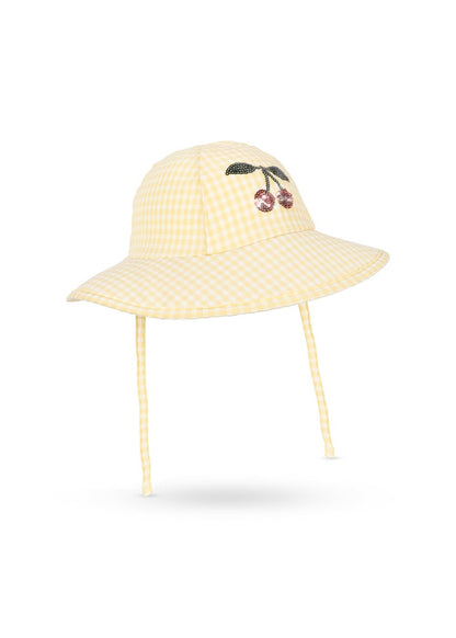 Konges Sløjd Etta Swim Hat - Banana Almond Check
