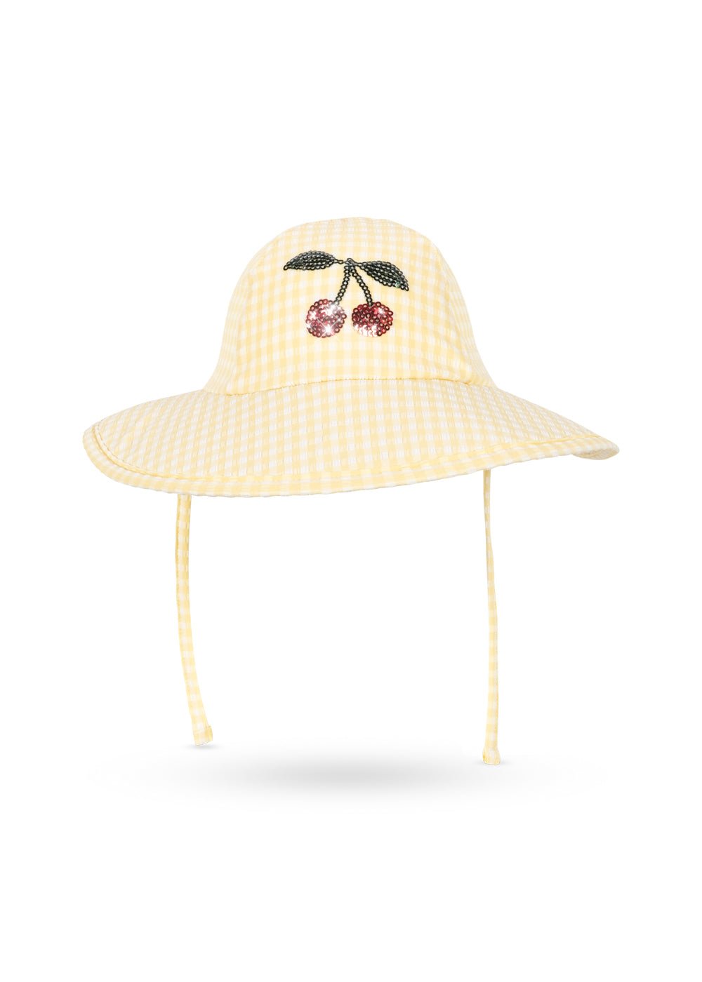 Konges Sløjd ETTA SWIM HAT - banana almond check Konges Sløjd New Collection