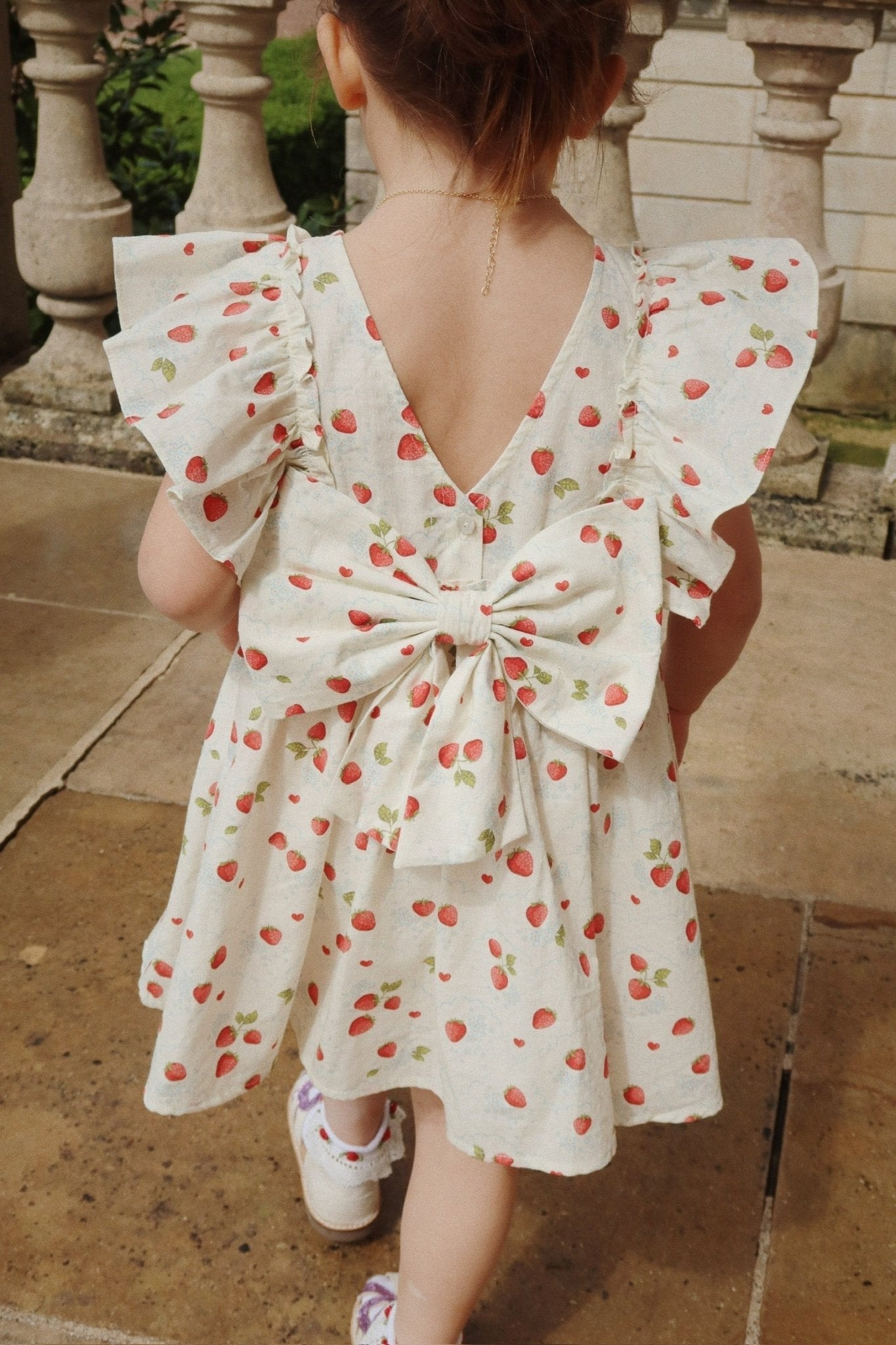 Konges Sløjd EVIA BOW DRESS GOTS - marmalade Konges Sløjd New Collection - enjoykidsus