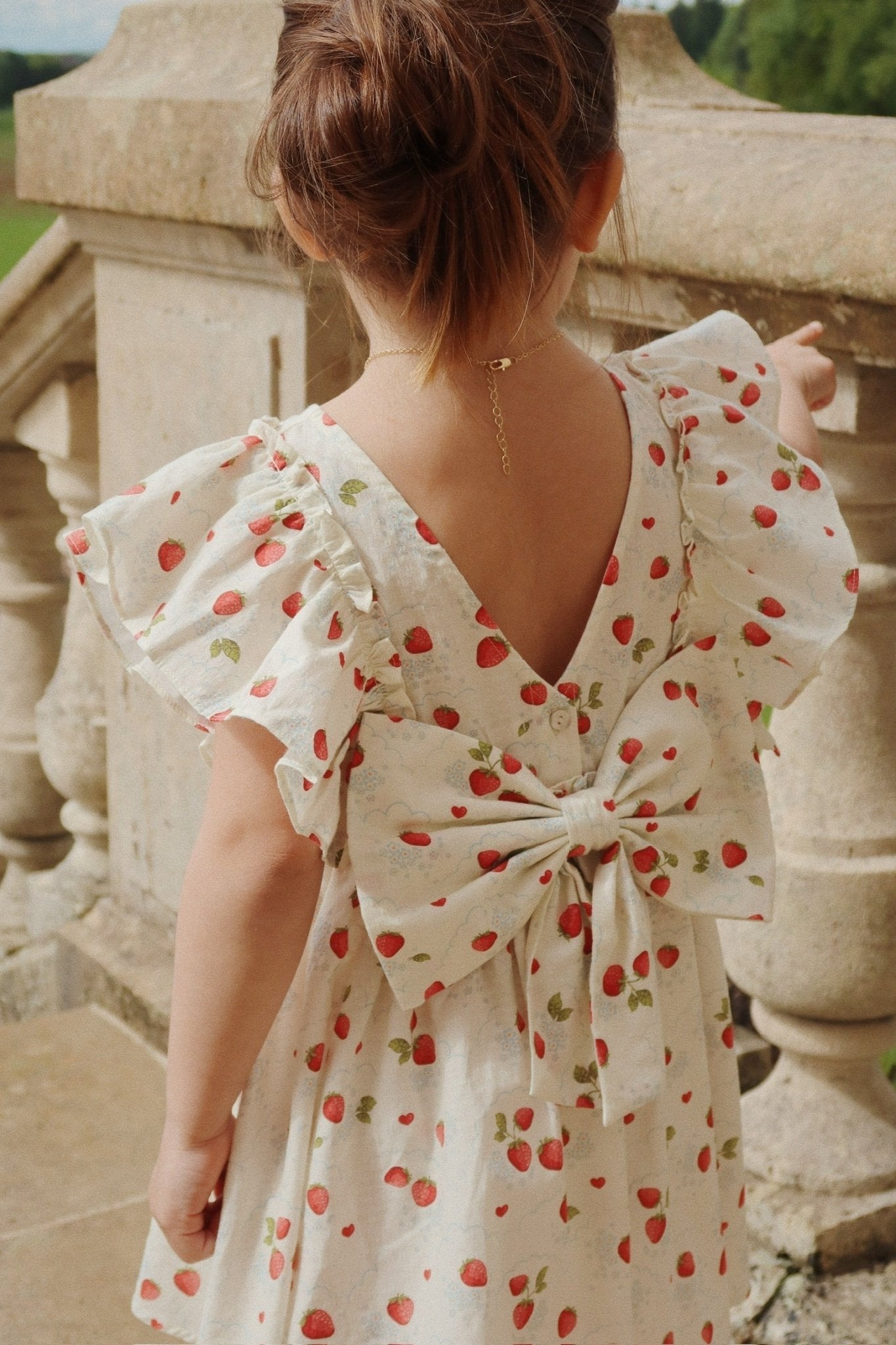 Konges Sløjd EVIA BOW DRESS GOTS - marmalade Konges Sløjd New Collection