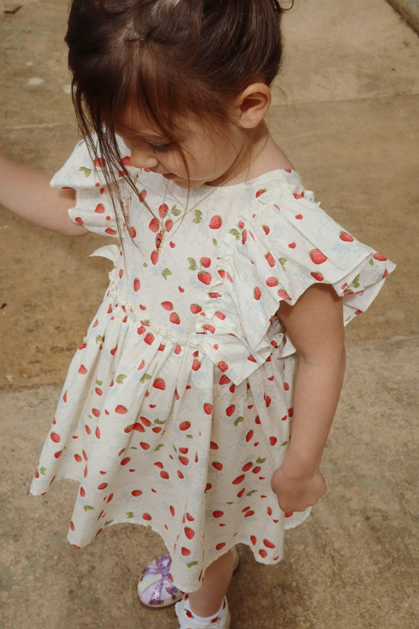 Konges Sløjd EVIA BOW DRESS GOTS - marmalade Konges Sløjd New Collection