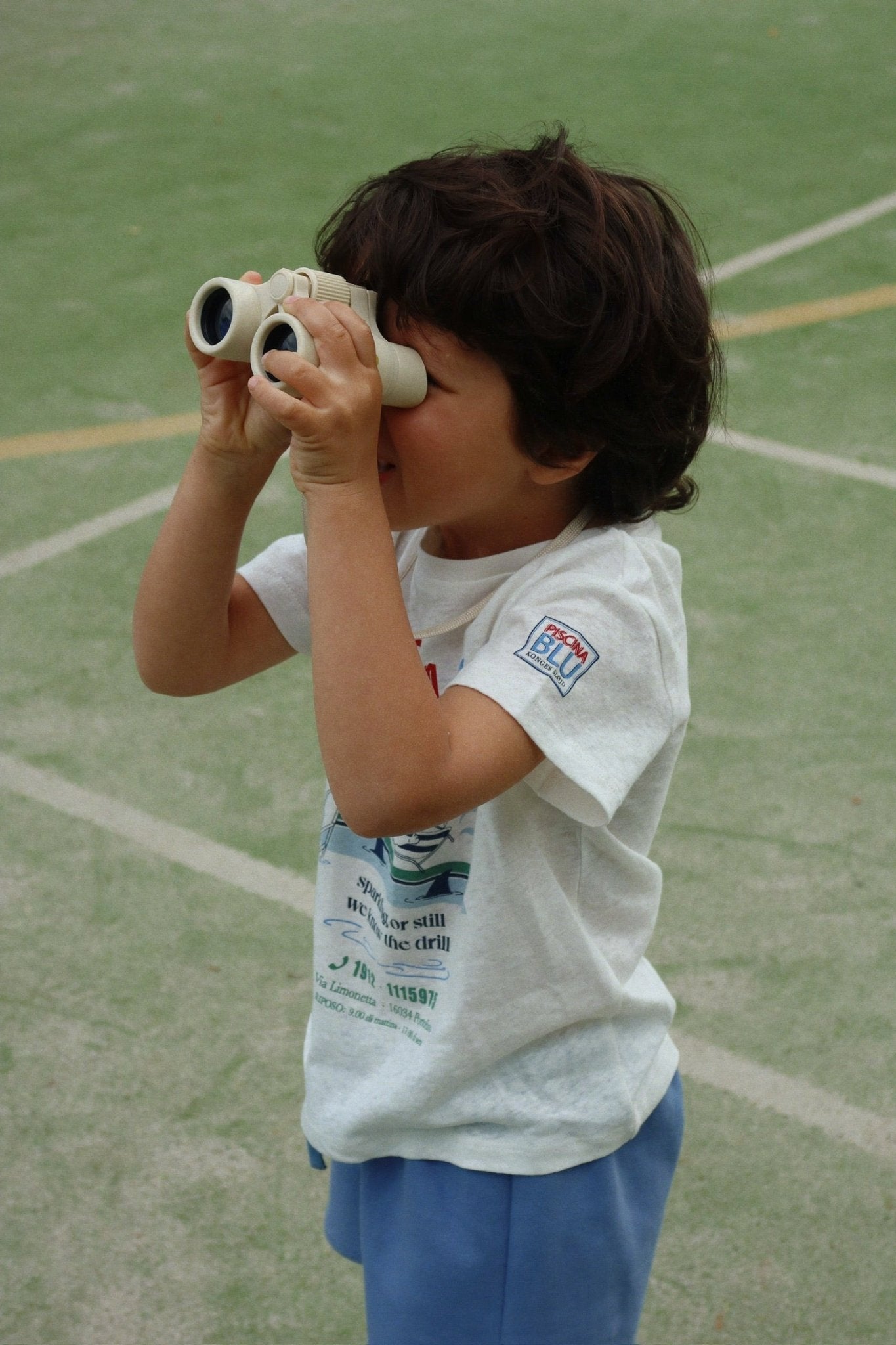 Konges Sløjd EXPLORER BINOCULARS - lemon aop Konges Sløjd New Collection