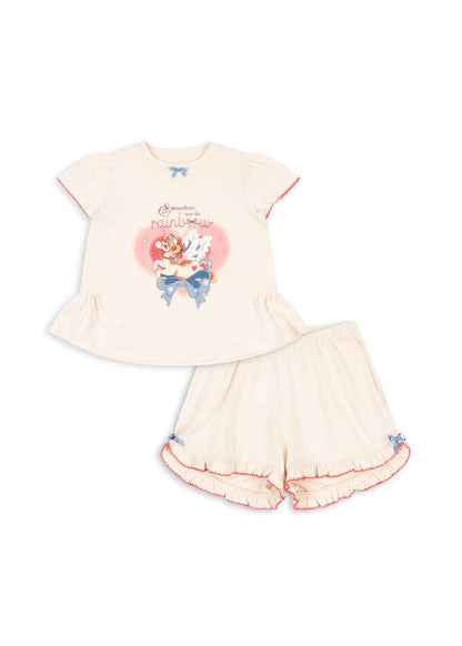 Konges Sløjd FAMO FRILL SET GOTS - ecru Konges Sløjd