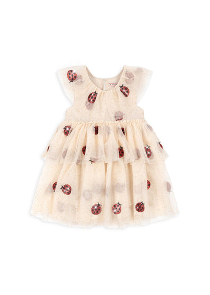 Konges Sløjd FAYETTE DRESS - ladybug glitter Konges Sløjd