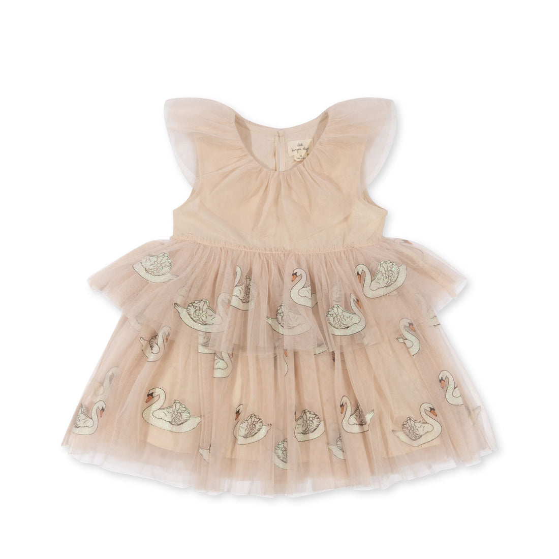 Konges Sløjd FAYETTE DRESS - swan glitter Konges Sløjd