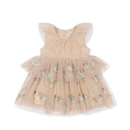 Konges Sløjd FAYETTE DRESS - swan glitter Konges Sløjd