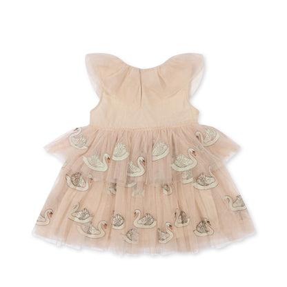 Konges Sløjd FAYETTE DRESS - swan glitter Konges Sløjd