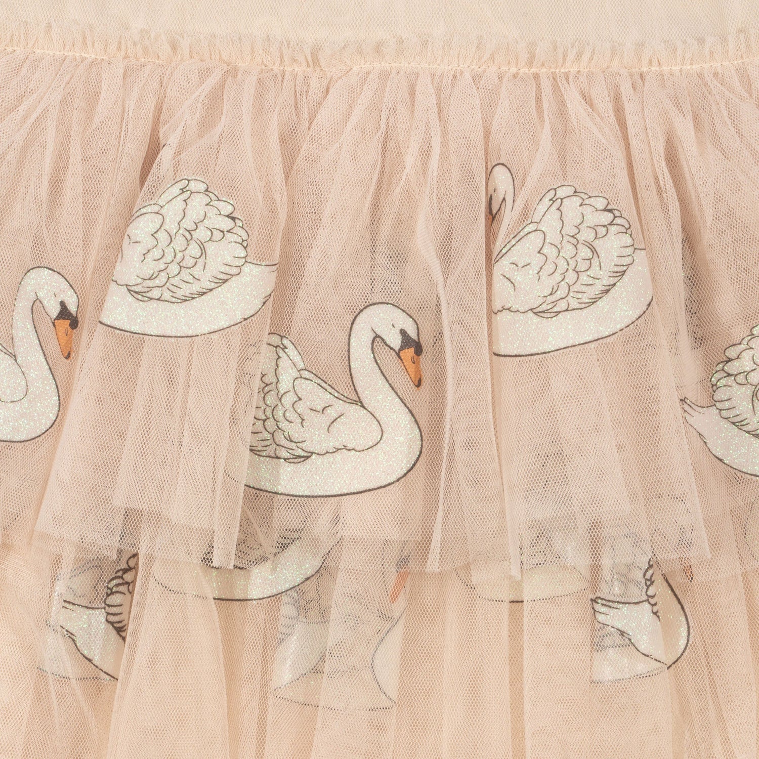 Konges Sløjd FAYETTE DRESS - swan glitter Konges Sløjd
