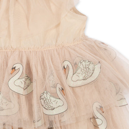 Konges Sløjd FAYETTE DRESS - swan glitter Konges Sløjd