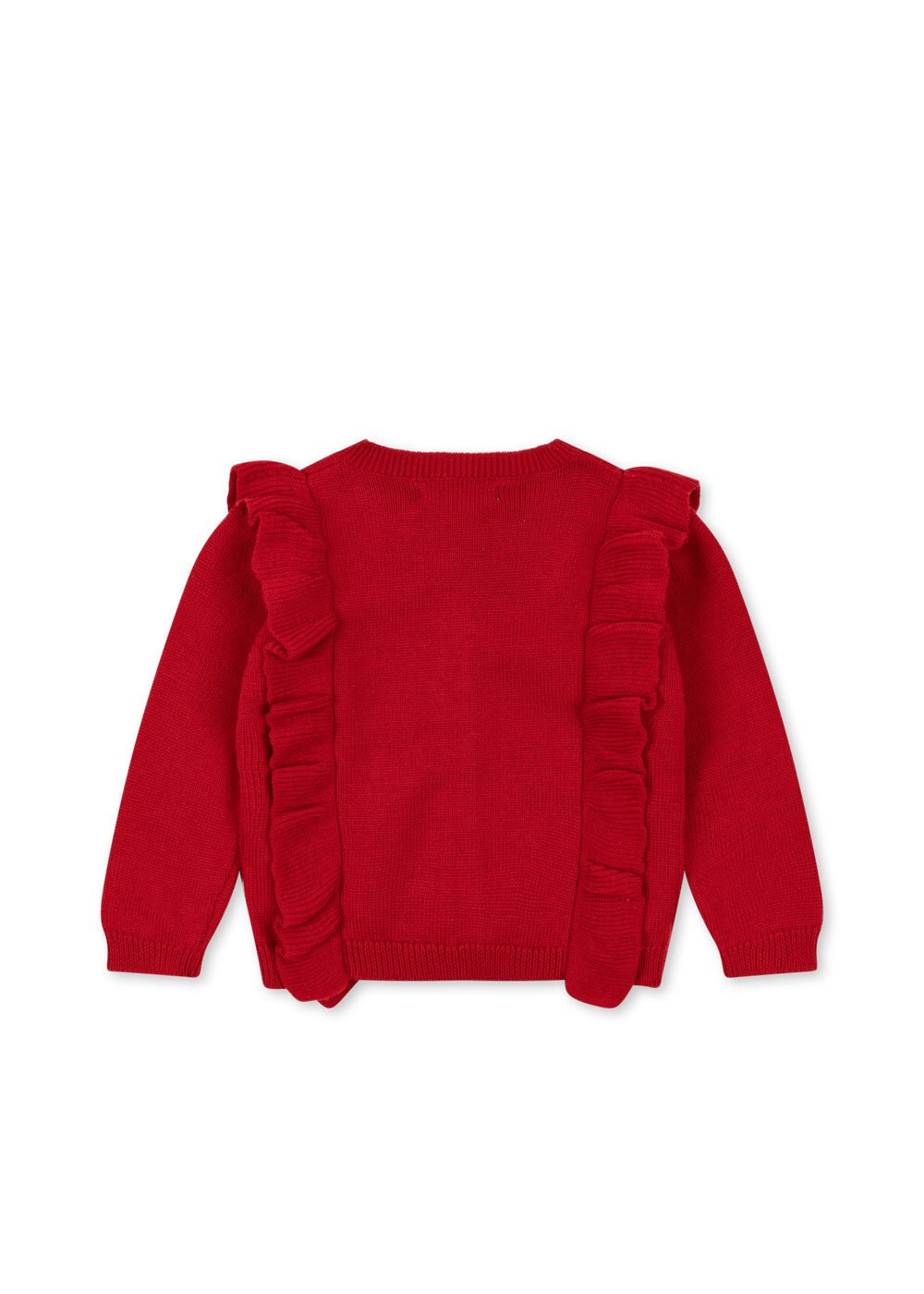 Konges Sløjd FIOL FRILL CARDIGAN - BARBADOS CHERRY Konges Sløjd - enjoykidsus