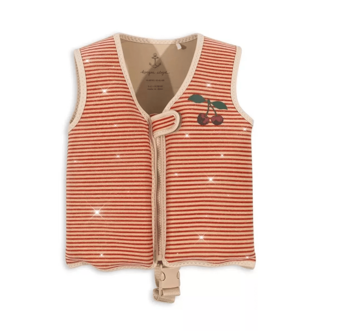 Konges Sløjd Float vest Neoprene glitter stripe Konges Sløjd