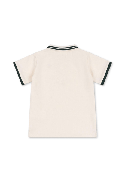 Konges Sløjd Florian Polo Shirt GOTS - Antique White Konges Sløjd